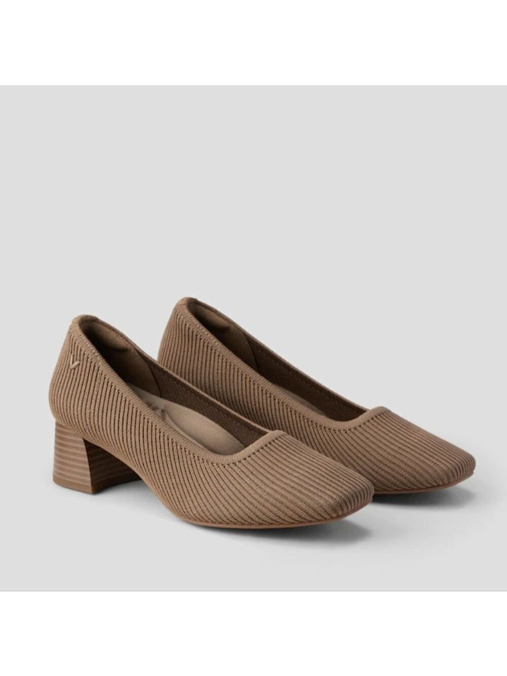 NIB Vivaia Square-Toe Chunky Heels (Melody Pro) Espresso Sz US 8